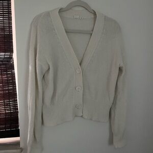 Gap White Cardigan Size Small